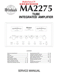 McIntosh-MA-2275-Service-Manual电路原理图.pdf