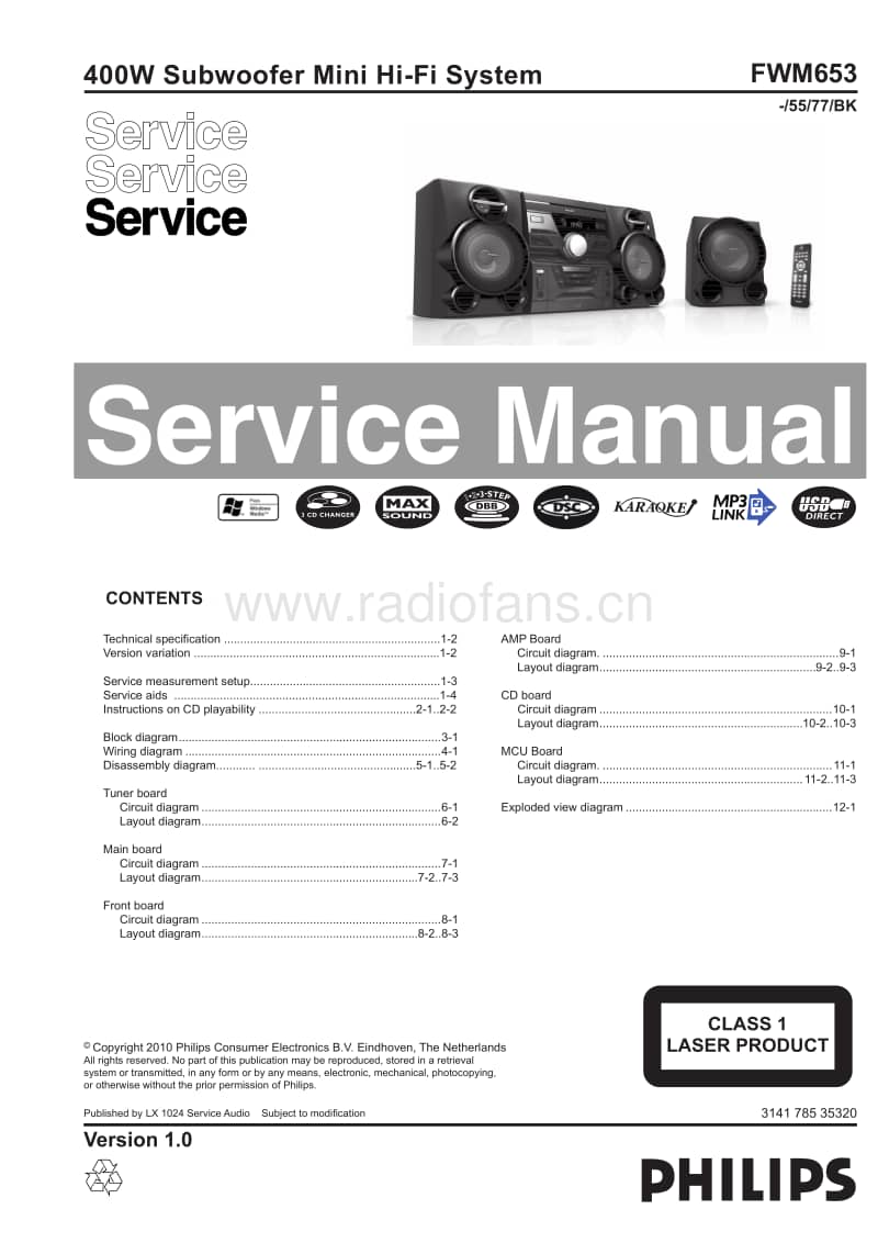 Philips-FWM-653-Service-Manual电路原理图.pdf_第1页