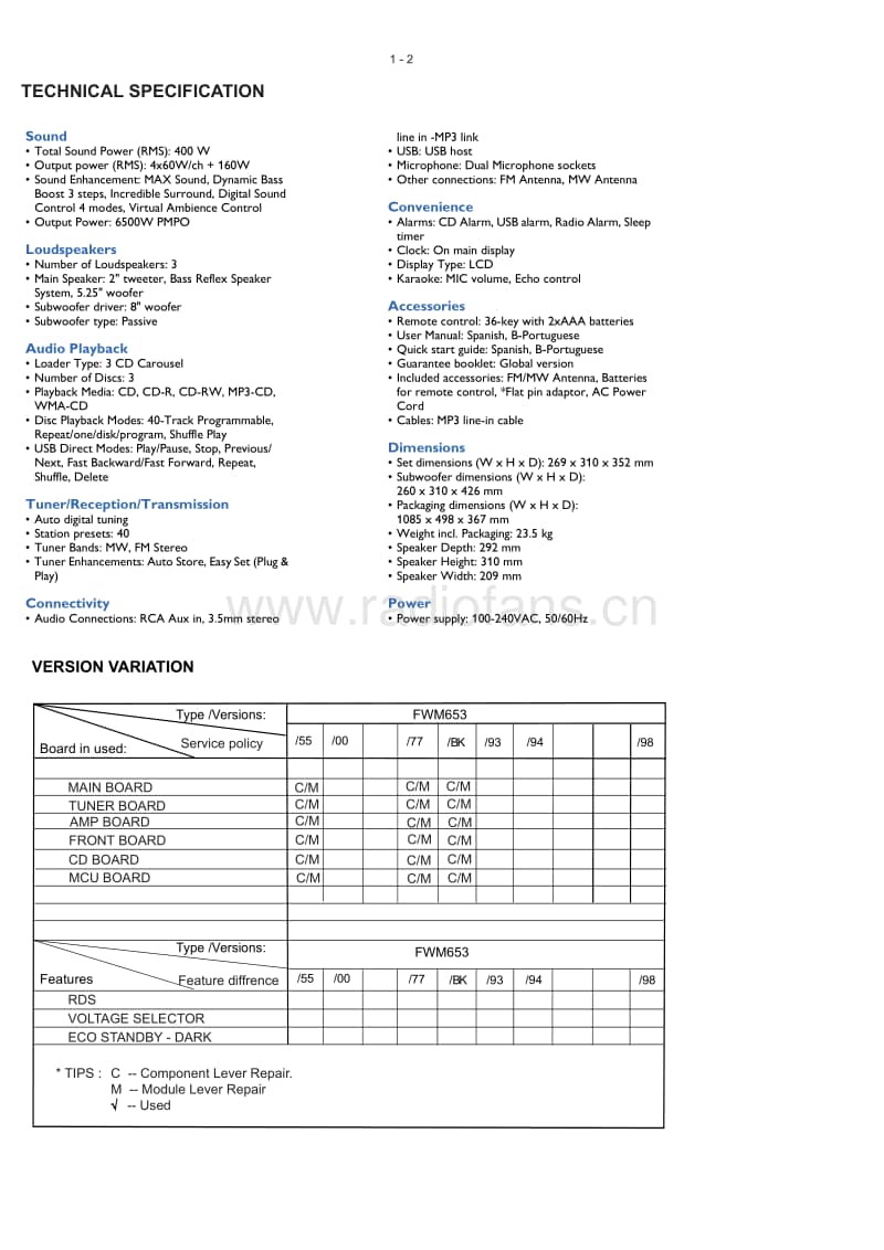 Philips-FWM-653-Service-Manual电路原理图.pdf_第2页