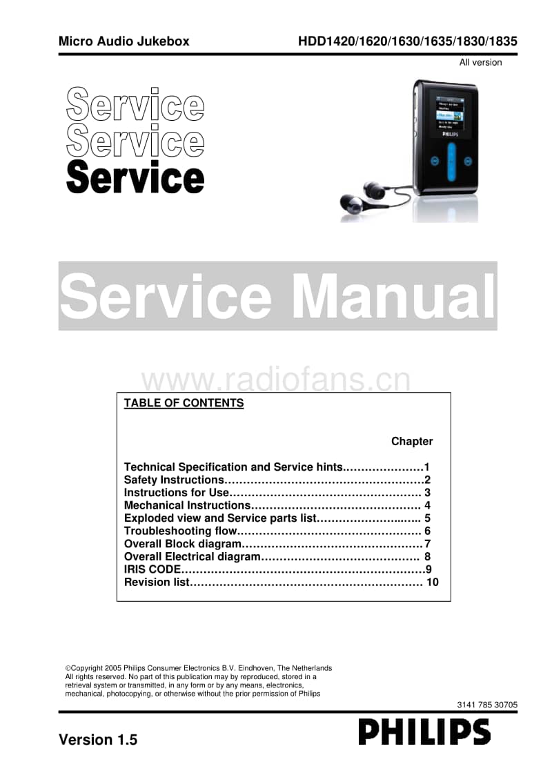 Philips-HDD-1835-Service-Manual电路原理图.pdf_第1页