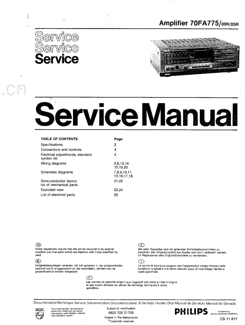 Philips-FA-775-Service-Manual电路原理图.pdf_第1页