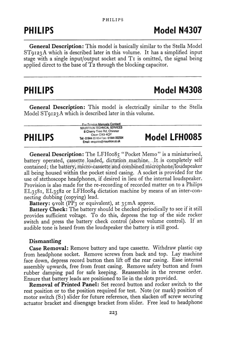 Philips-N-4307-Service-Manual电路原理图.pdf_第1页