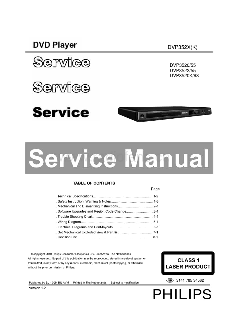 Philips-DVP-352-X-Service-Manual电路原理图.pdf_第1页