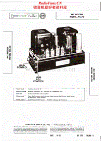 McIntosh-MC-30-Service-Manual电路原理图.pdf