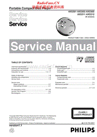 Philips-AX-5312-Service-Manual电路原理图.pdf