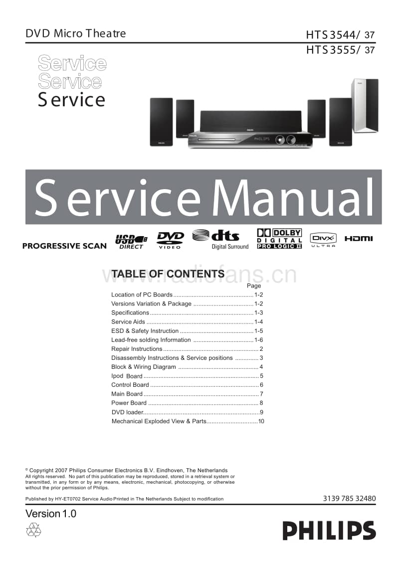 Philips-HTS-3555-Mk1-Service-Manual电路原理图.pdf_第1页