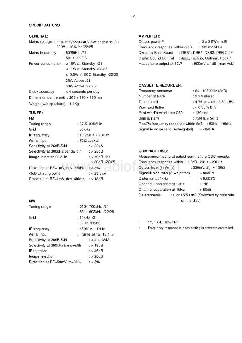 Philips-FWC-170-Service-Manual电路原理图.pdf_第3页