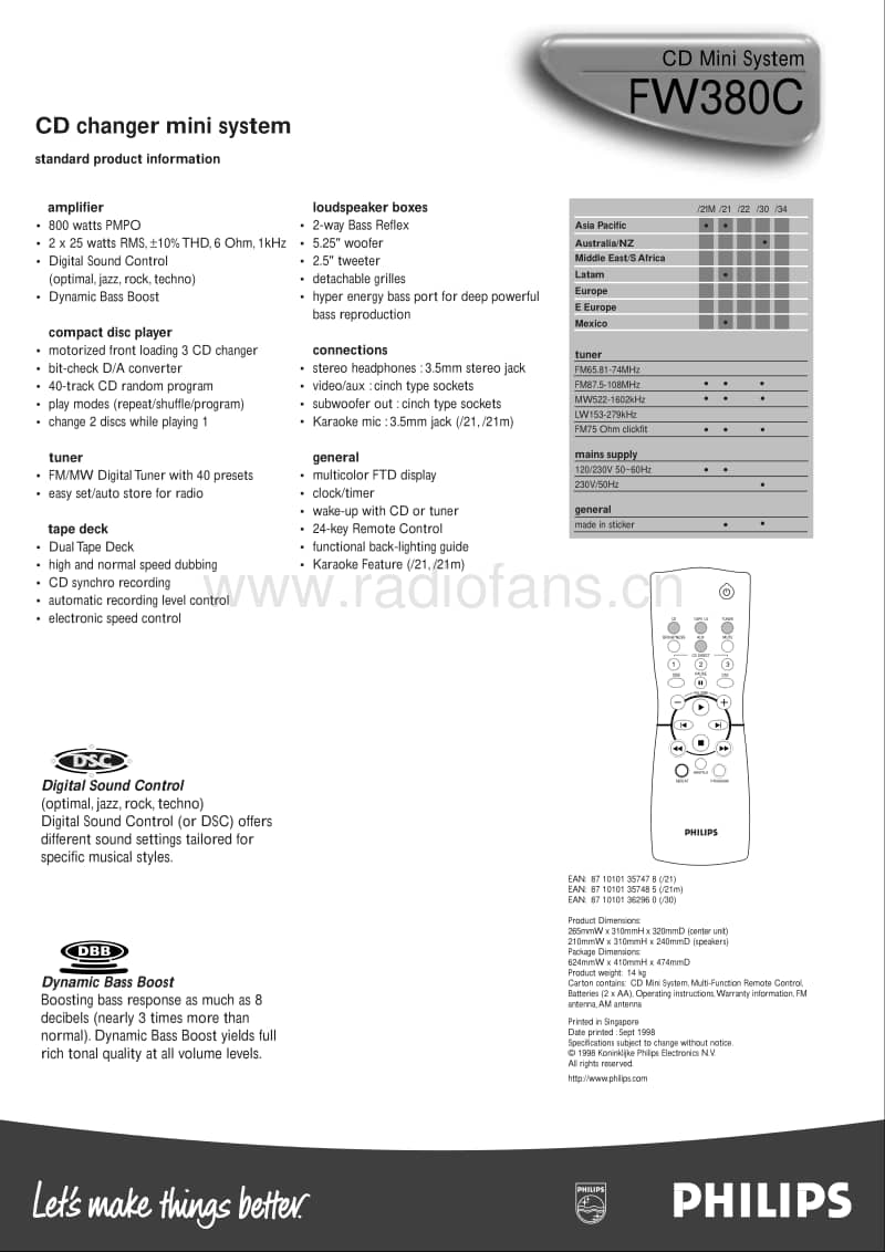 Philips-FW-380-C-Service-Manual电路原理图.pdf_第2页