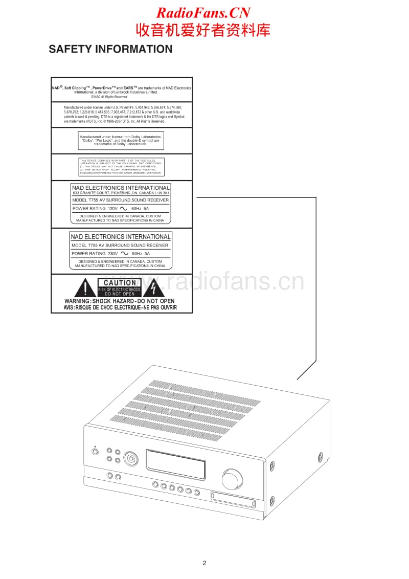 Nad-T-755-Service-Manual电路原理图.pdf_第2页