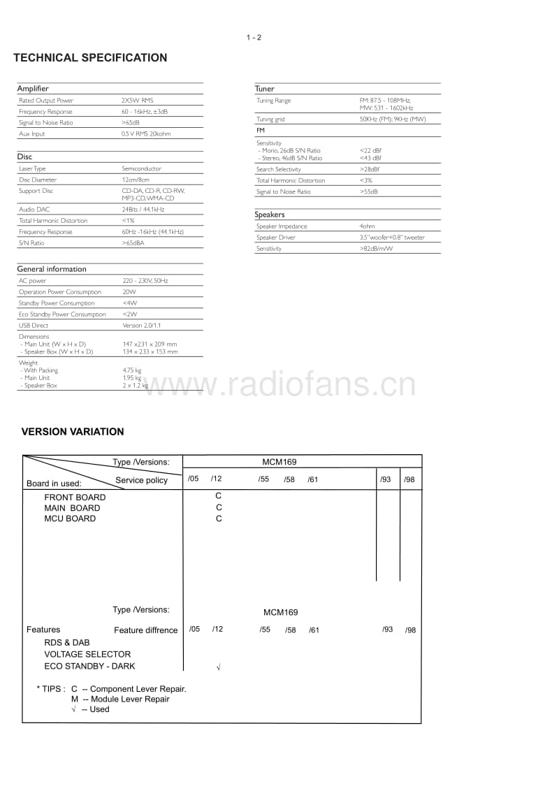 Philips-MCM-169-Service-Manual电路原理图.pdf_第2页