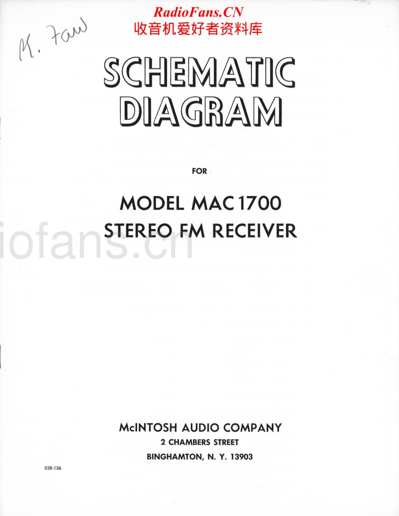 McIntosh-MAC-1700-Schematic电路原理图.pdf_第1页