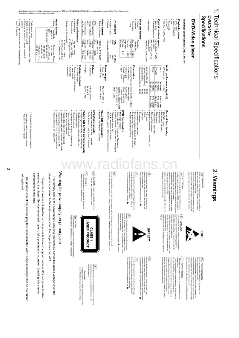 Philips-DVD-724-Service-Manual电路原理图.pdf_第2页