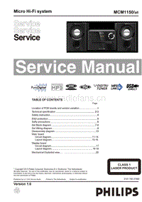 Philips-MCM-1150-Service-Manual电路原理图.pdf