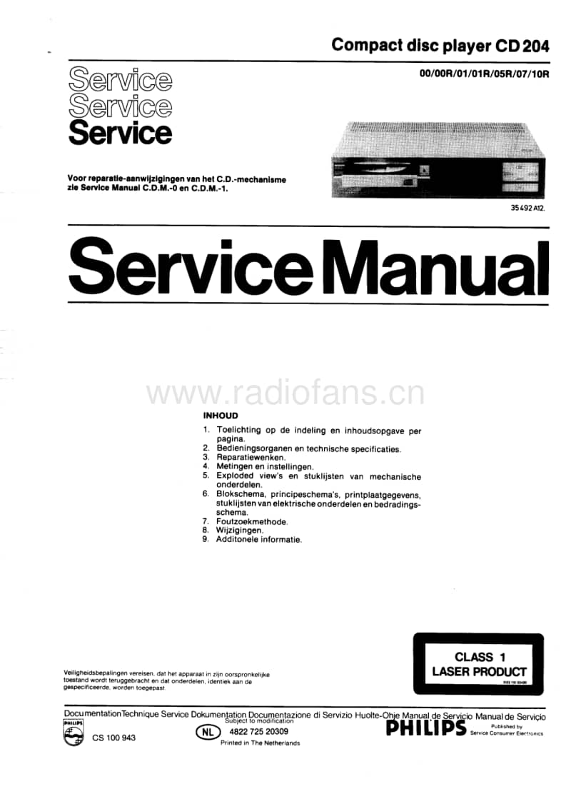 Philips-CD-204-Service-Manual-2电路原理图.pdf_第2页