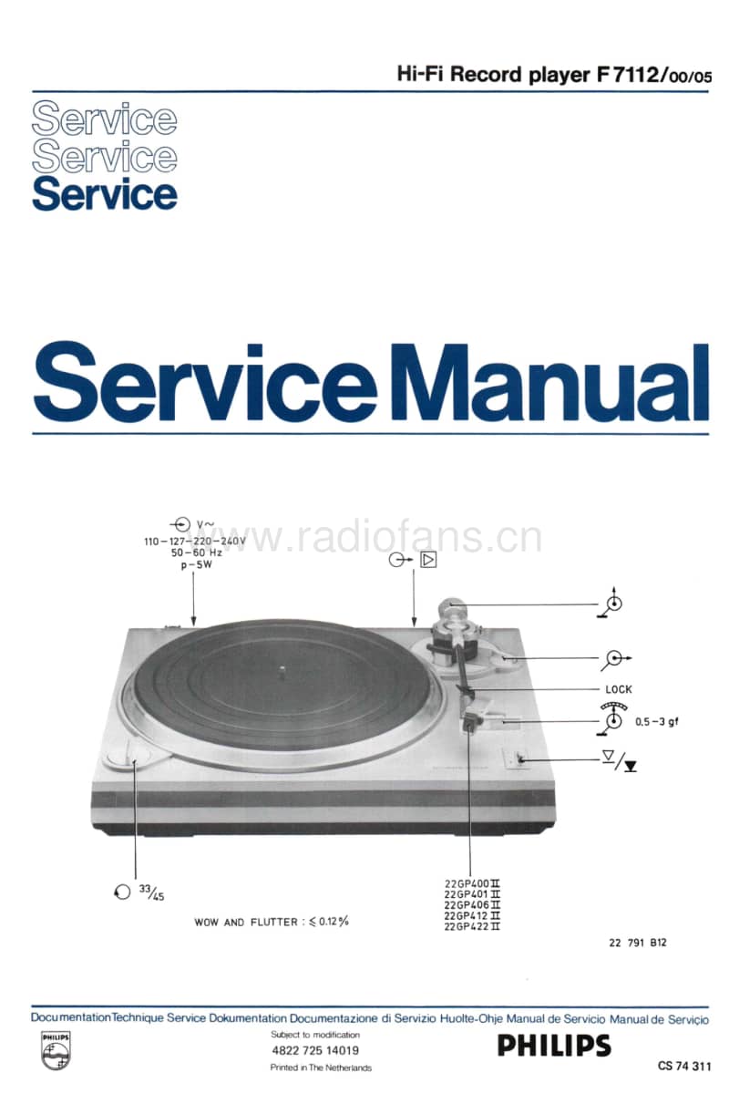 Philips-F-7112-Service-Manual电路原理图.pdf_第1页