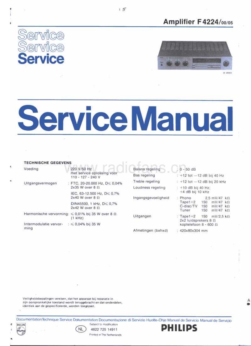 Philips-F-4224-Service-Manual电路原理图.pdf_第1页