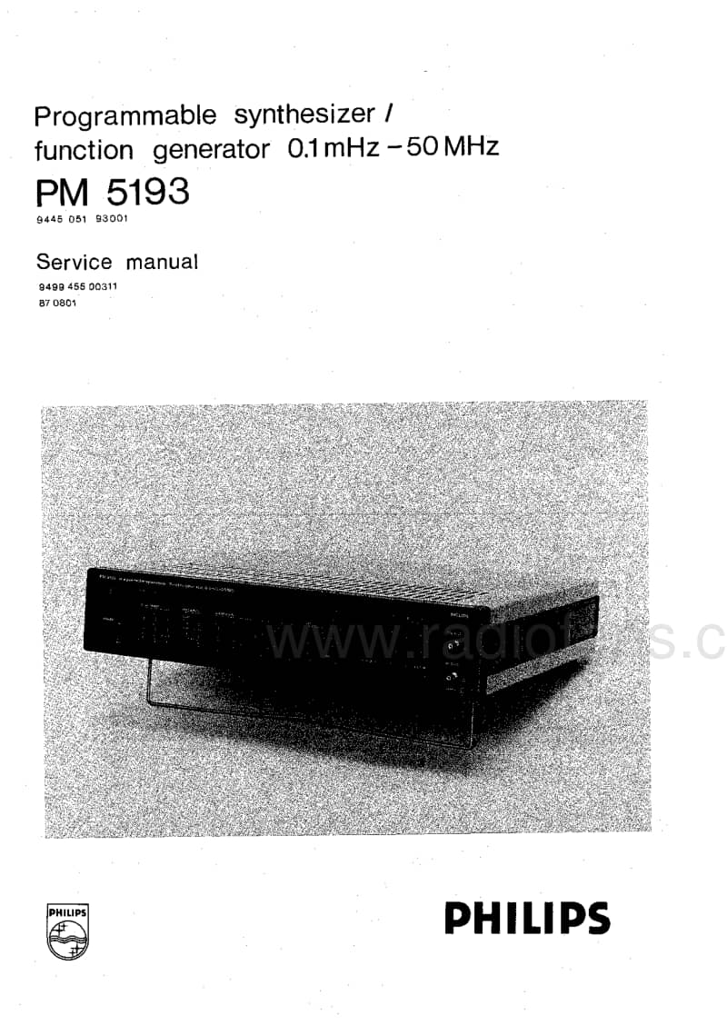 Philips-PM-5193-Service-Manual电路原理图.pdf_第2页