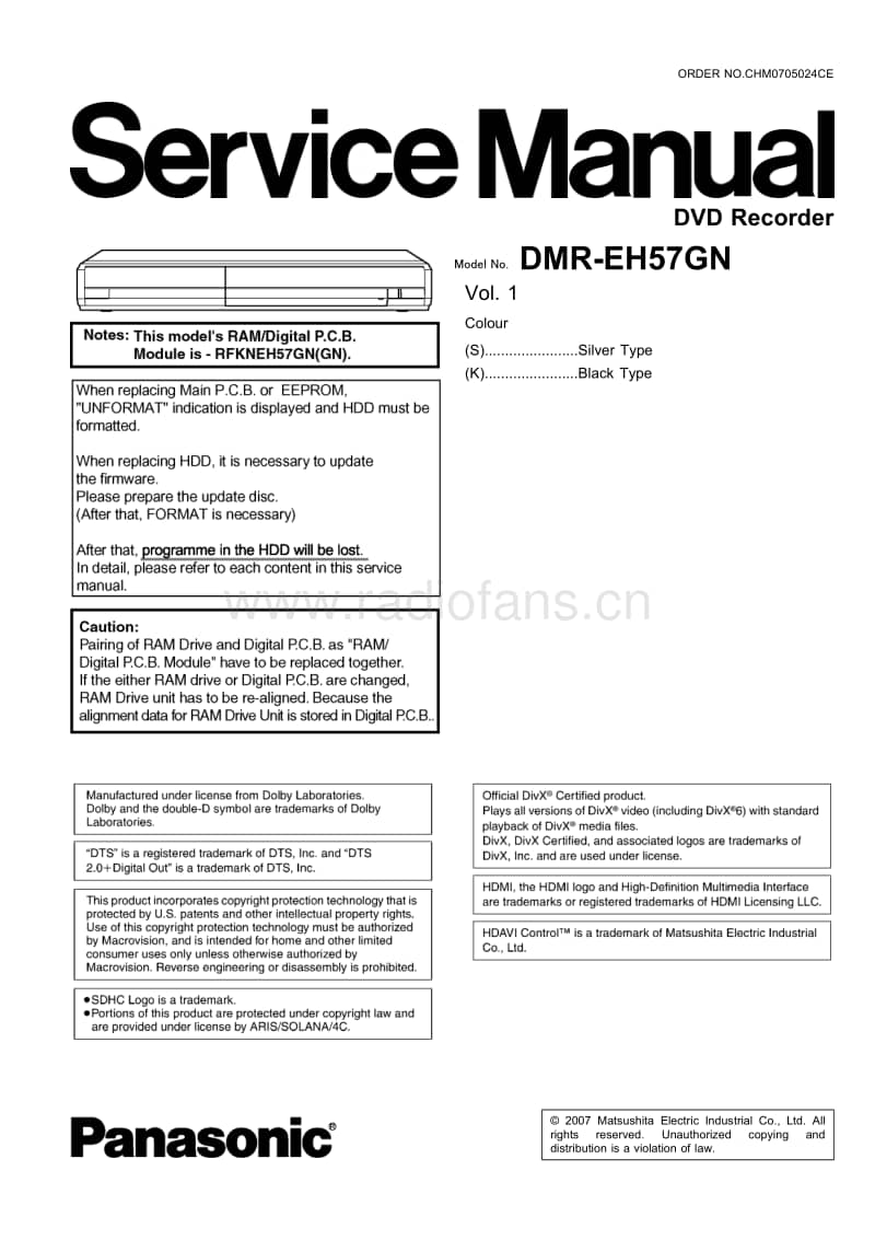 Philips-DMREH-57-Service-Manual电路原理图.pdf_第1页