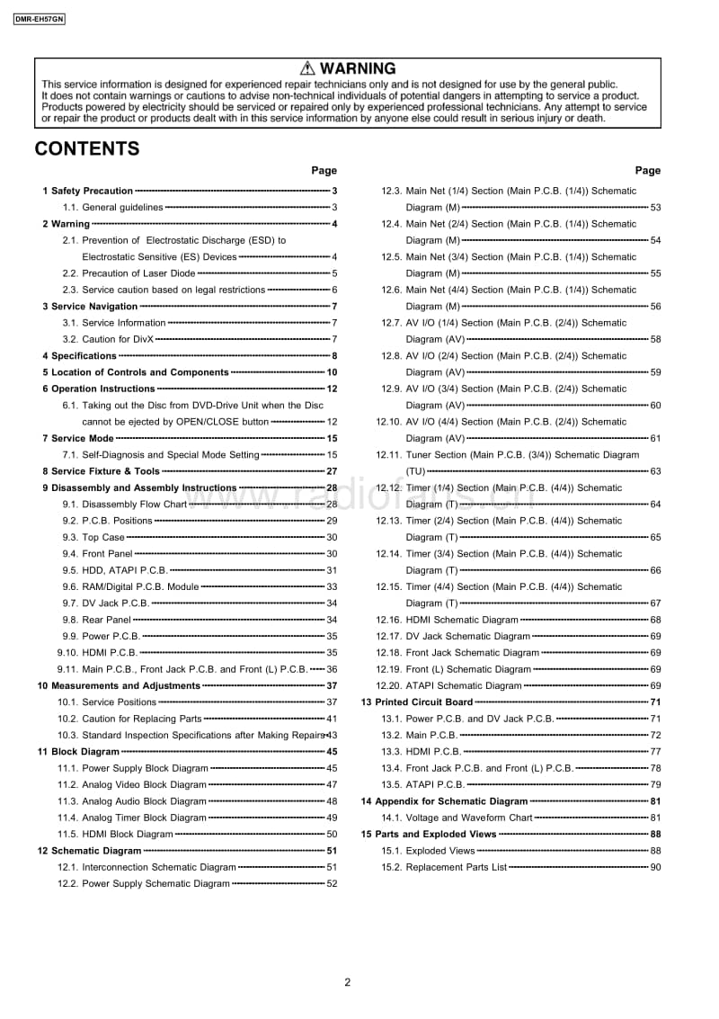 Philips-DMREH-57-Service-Manual电路原理图.pdf_第2页