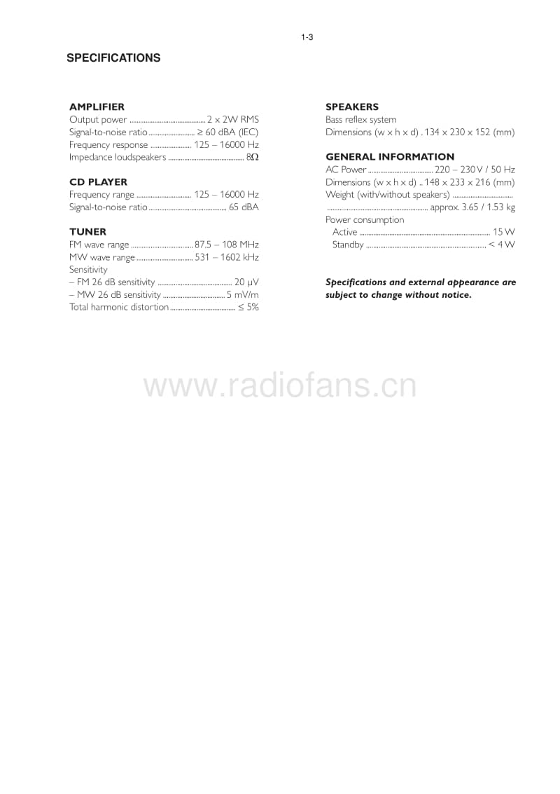 Philips-MC-146-Service-Manual电路原理图.pdf_第3页