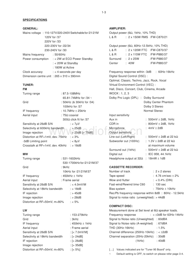 Philips-FWP-880-Service-Manual电路原理图.pdf_第3页