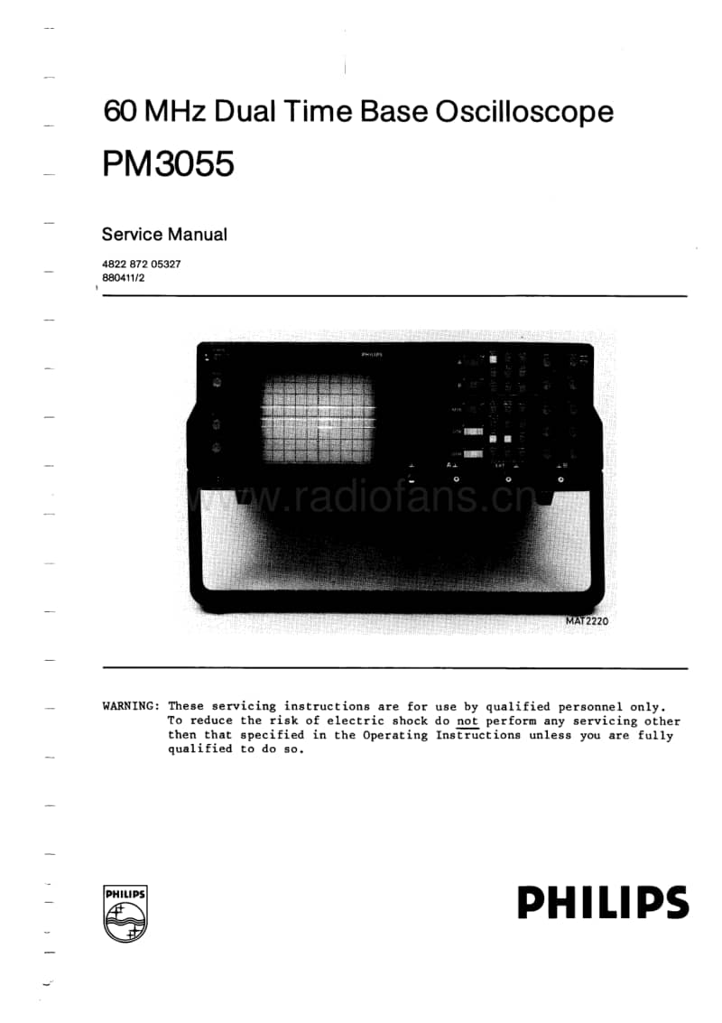 Philips-PM-3055-Service-Manual电路原理图.pdf_第1页