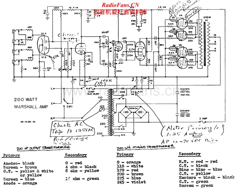 Marshall-200w-Schematic电路原理图.pdf_第1页