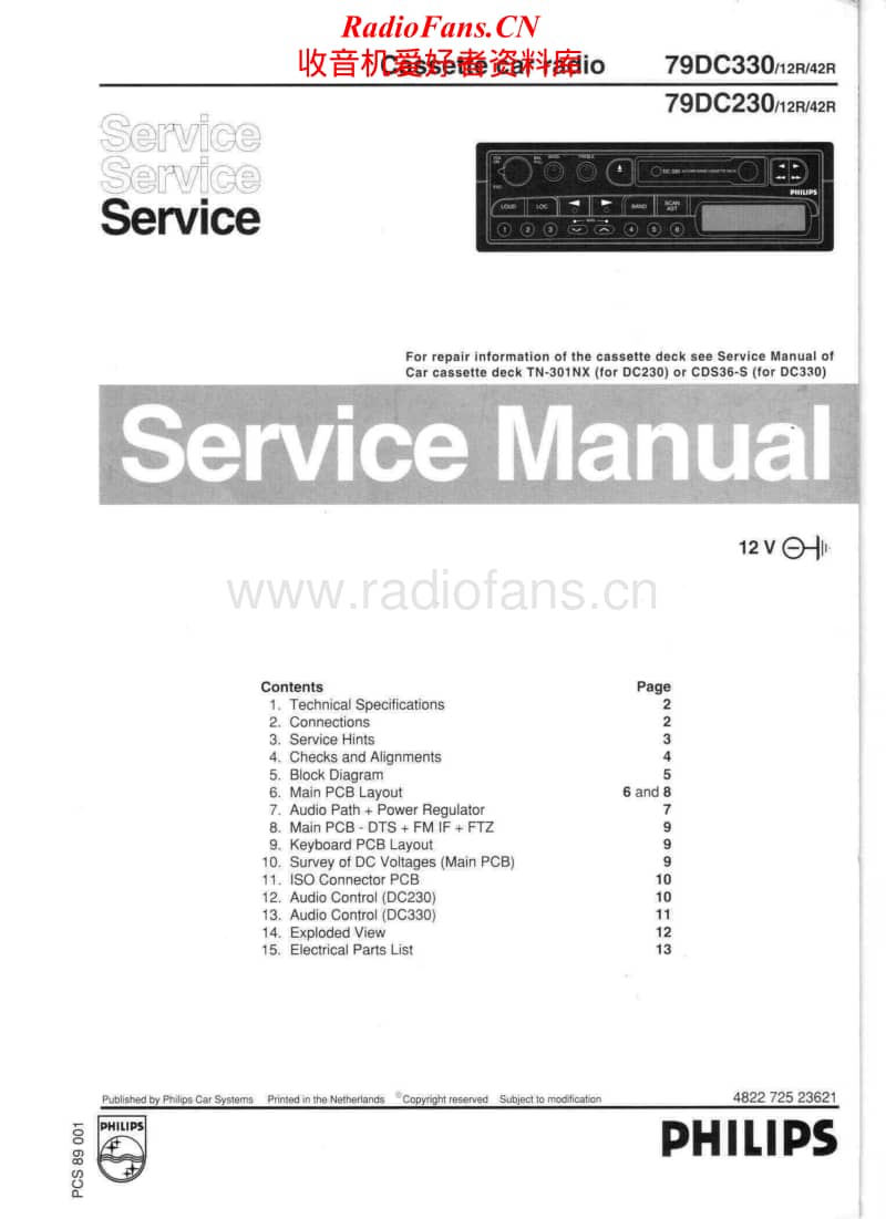 Philips-79-DC-230-Service-Manual电路原理图.pdf_第1页