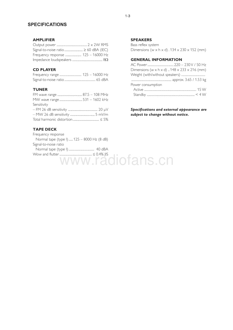 Philips-MC-157-Service-Manual电路原理图.pdf_第3页