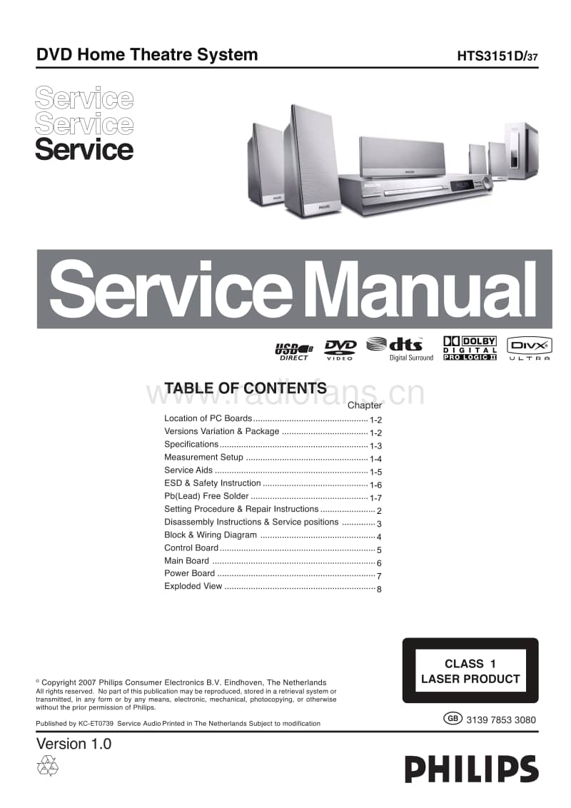 Philips-HTS-3151-D-Service-Manual电路原理图.pdf_第1页