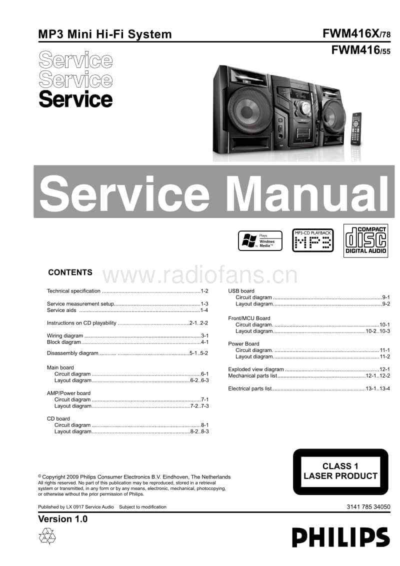 Philips-FWM-416-X-Service-Manual电路原理图.pdf_第1页