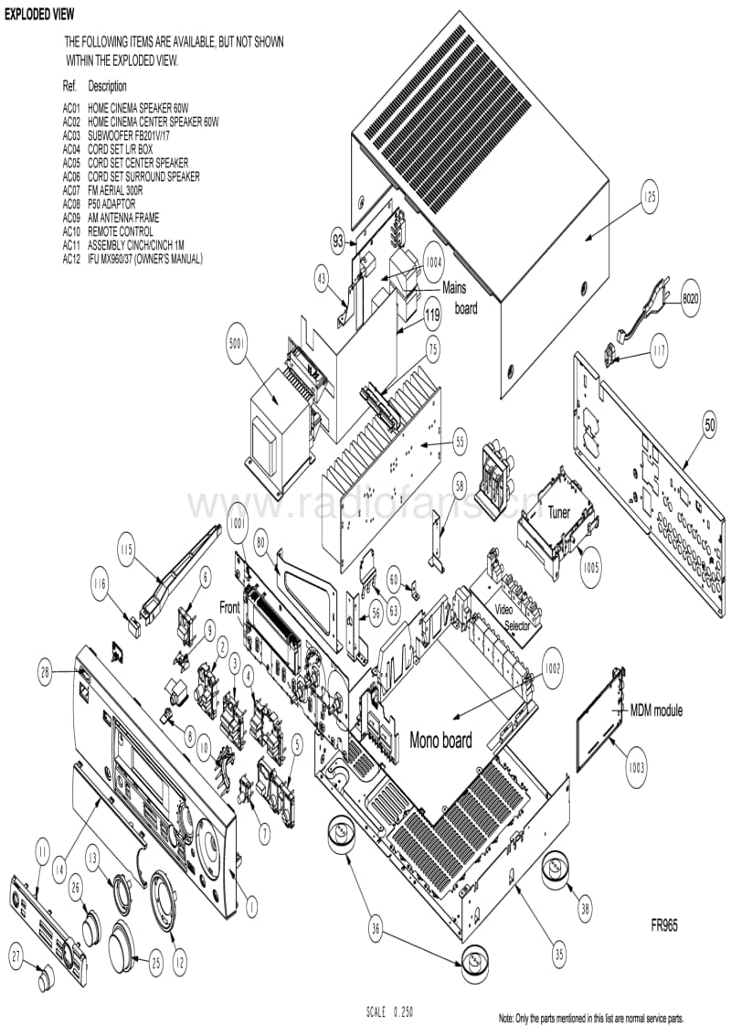 Philips-FR-965-DHT-Service-Manual电路原理图.pdf_第1页