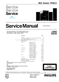 Philips-FW-2012-Service-Manual电路原理图.pdf