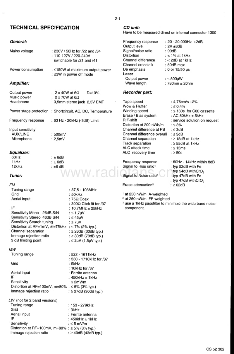 Philips-FW-630_-Service-Manual电路原理图.pdf_第3页