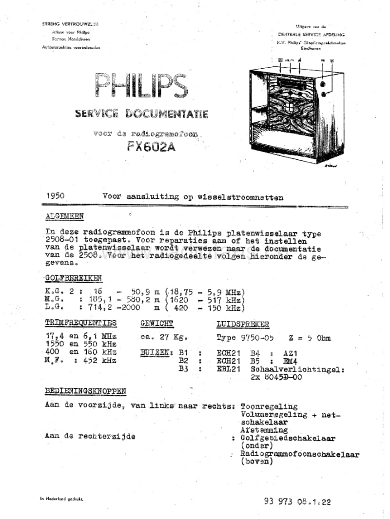 Philips-FX-602-A-Service-Manual电路原理图.pdf_第1页