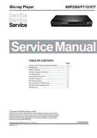 Philips-BDP-2305-Service-Manual电路原理图.pdf