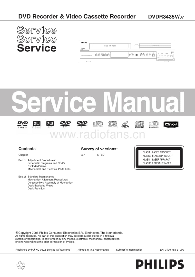 Philips-DVDR-3435-V-Service-Manual电路原理图.pdf_第1页