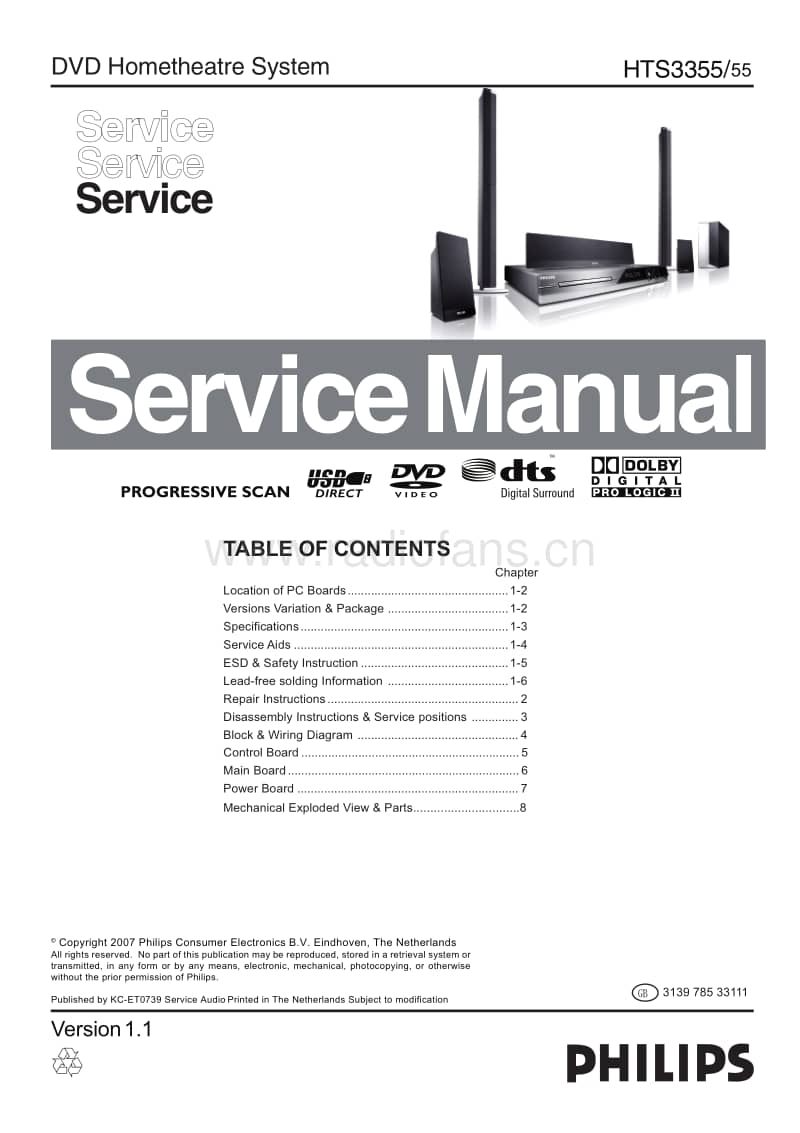 Philips-HTS-3355-Service-Manual电路原理图.pdf_第1页