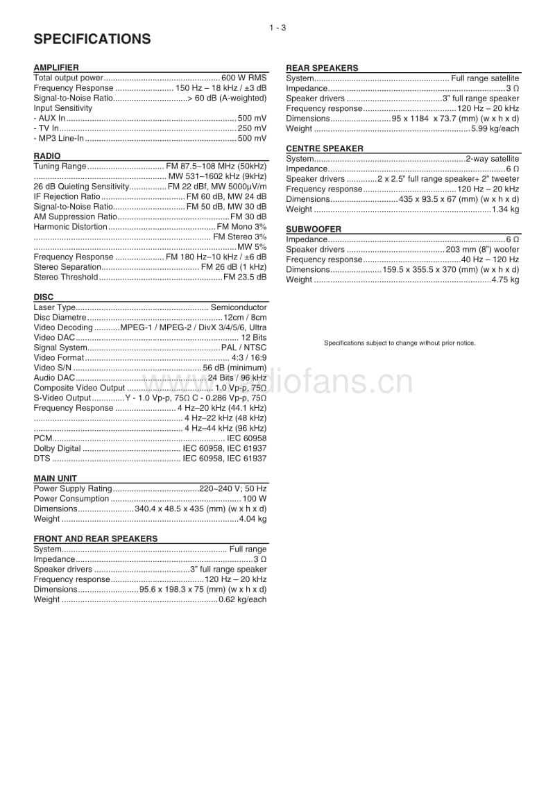 Philips-HTS-3355-Service-Manual电路原理图.pdf_第3页