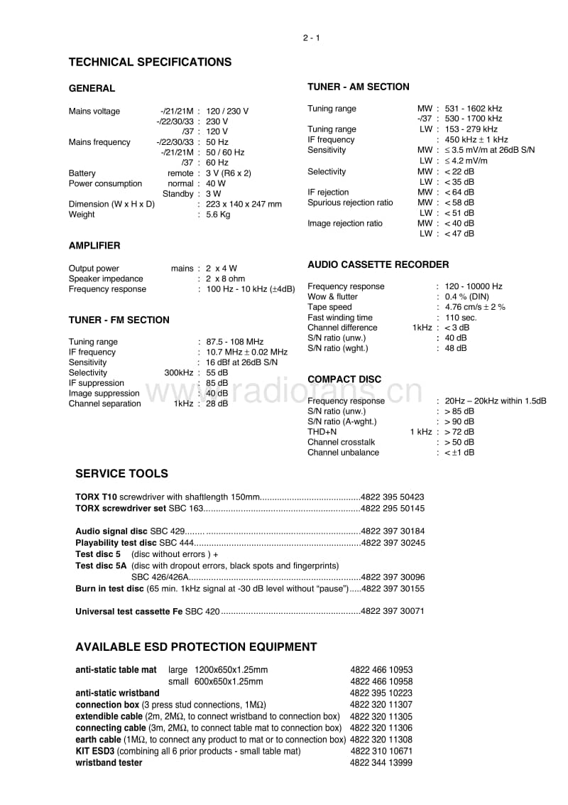 Philips-MC-100-Service-Manual电路原理图.pdf_第3页