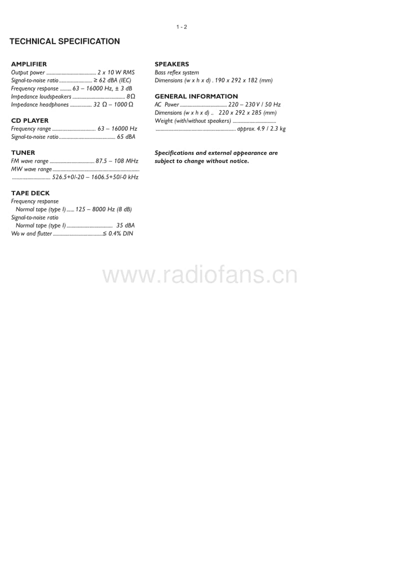 Philips-FWC-143-Service-Manual(1)电路原理图.pdf_第2页