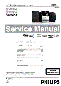 Philips-MCM-1110-Service-Manual电路原理图.pdf