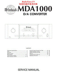 Mcintosh-mda1000-service-manual电路原理图.pdf