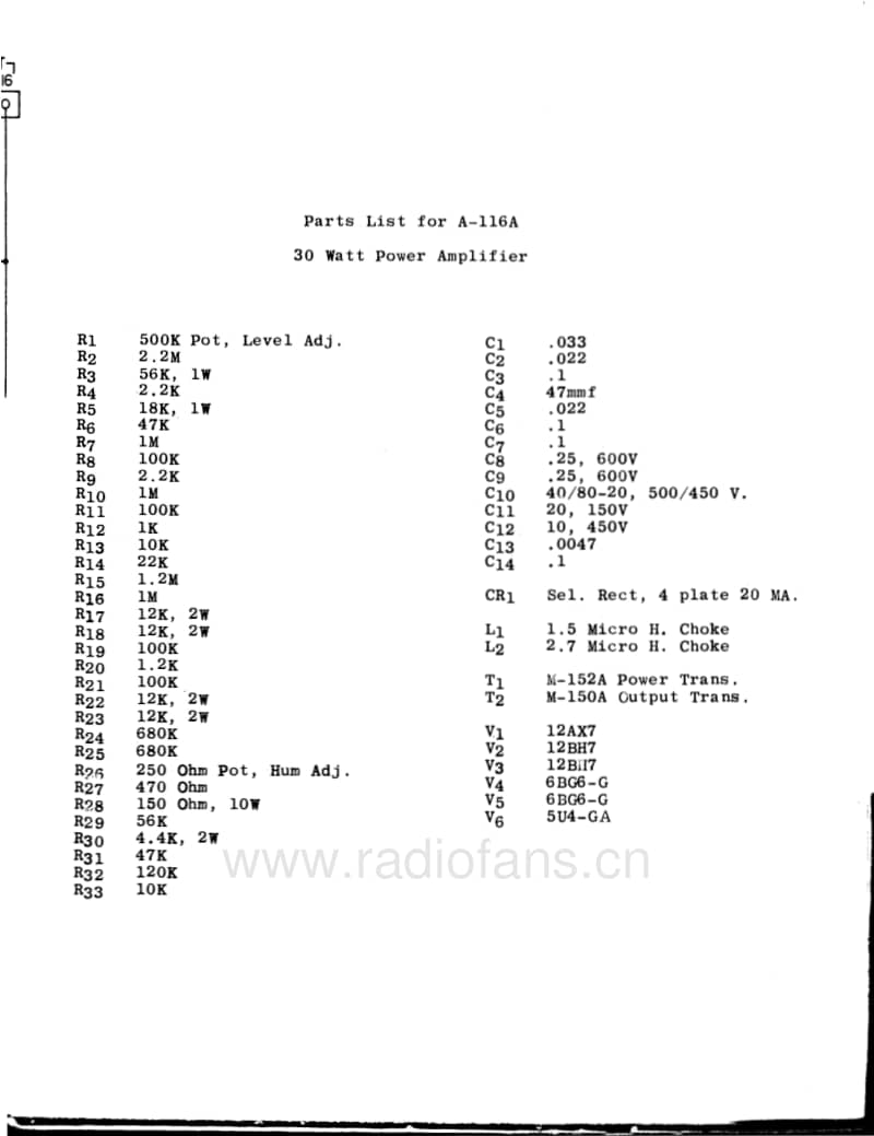 McIntosh-A-116-Schematic电路原理图.pdf_第3页