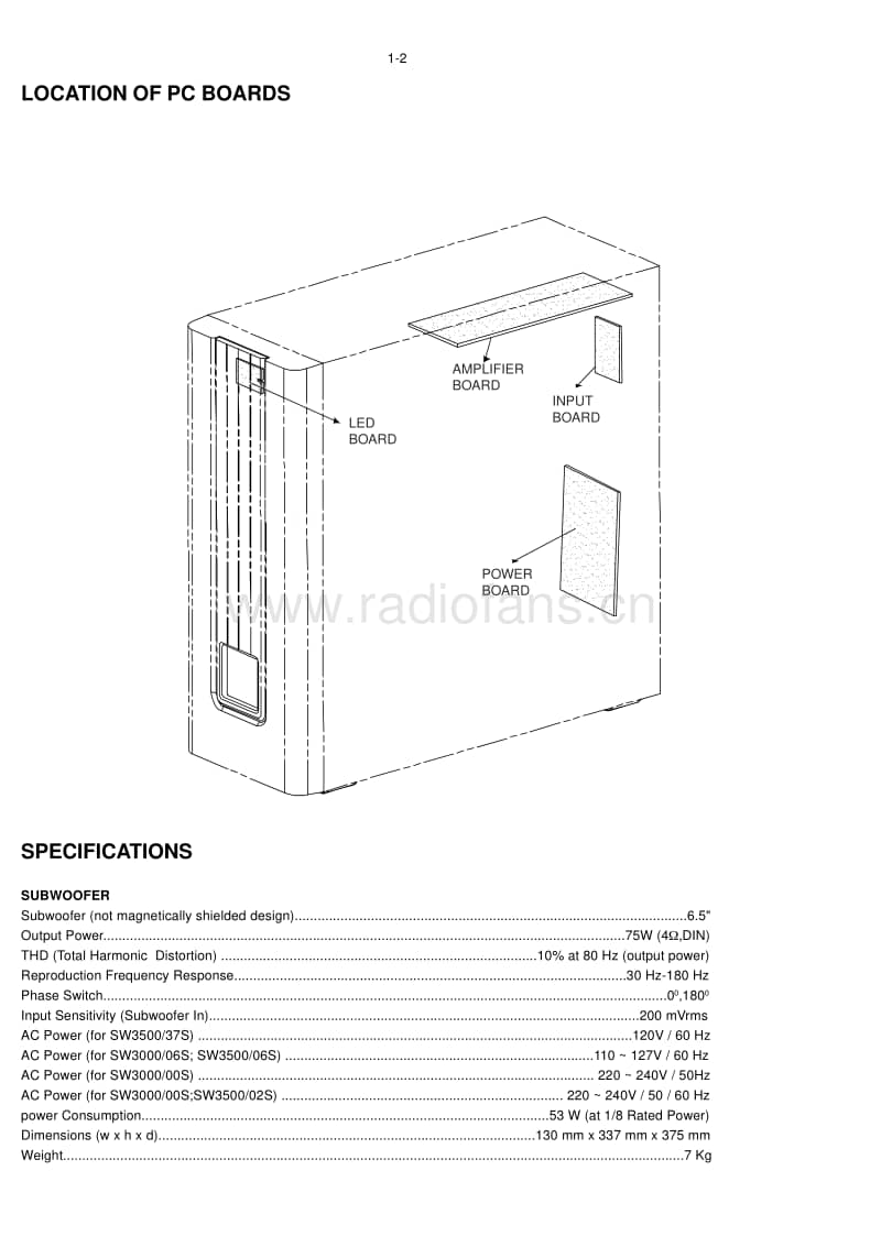 Philips-SW-3500-Service-Manual电路原理图.pdf_第2页