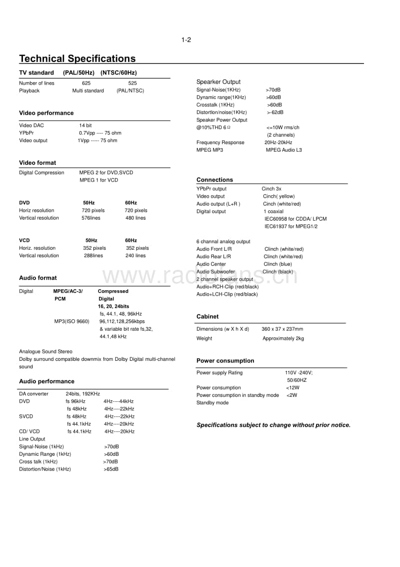 Philips-DVP-3136-Service-Manual电路原理图.pdf_第2页