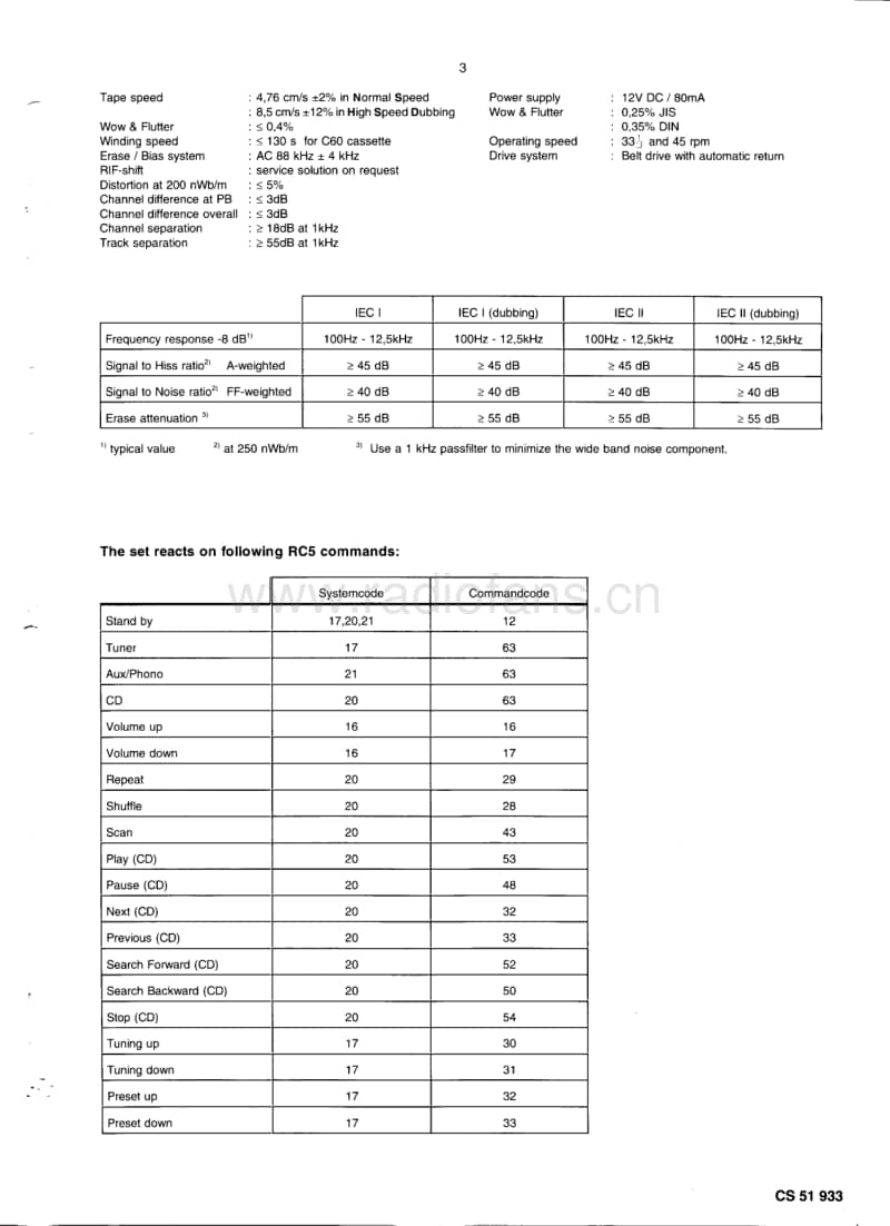 Philips-AS-545-Service-Manual电路原理图.pdf_第3页