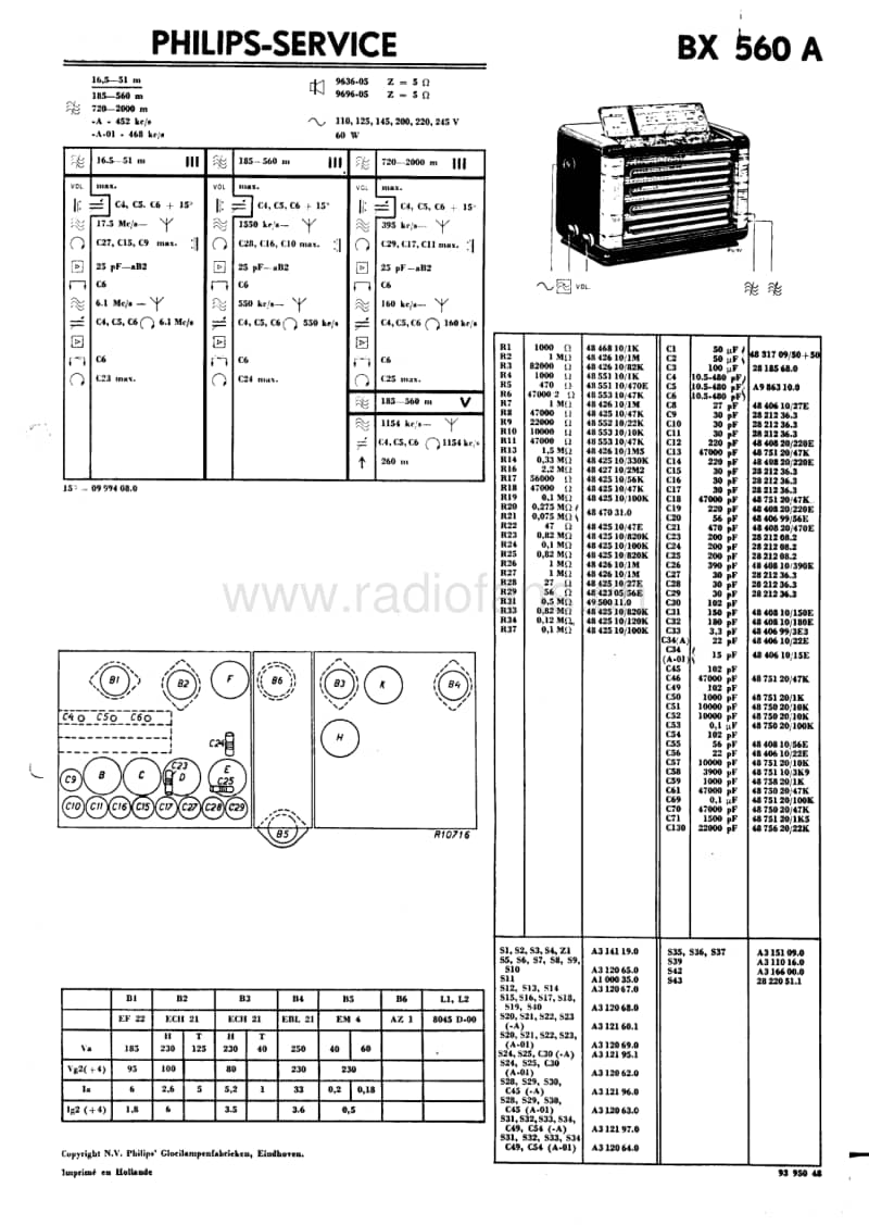 Philips-BX-560-A-Service-Manual电路原理图.pdf_第1页