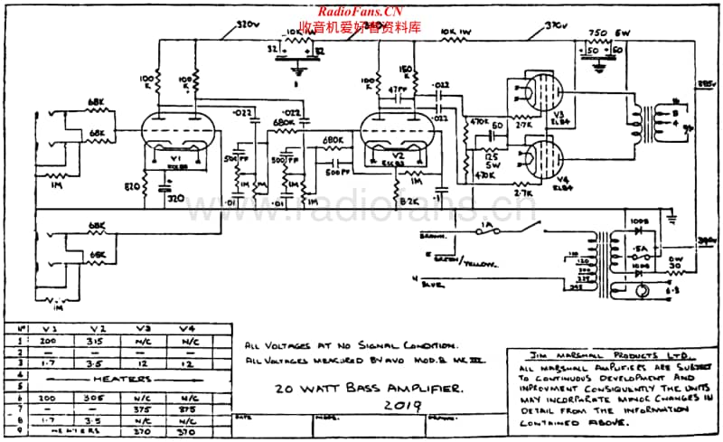Marshall-2019-20W-Schematic-Diagram电路原理图.pdf_第1页