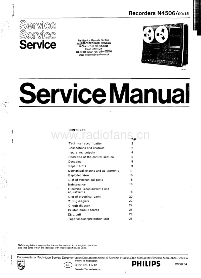 Philips-N-4506-Service-Manual电路原理图.pdf_第1页